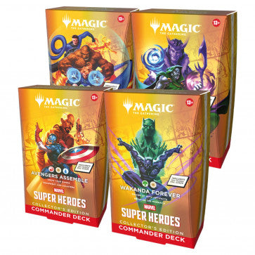 MTG Marvel Super Heroes - Collector Commander Decks (set of 4)