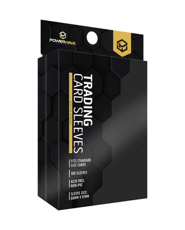 Powerwave Matte Card Sleeves 100 Pack - Black