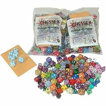 Chessex 001LB Pound o Dice (Appx. 80-100)