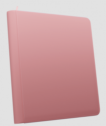 Palms Off Gaming - STEALTH 12 Pocket Zip Trading Card Binder - PINK