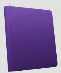 Palms Off Gaming - STEALTH 12 Pocket Zip Trading Card Binder - PURPLE