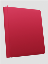 Palms Off Gaming - STEALTH 12 Pocket Zip Trading Card Binder - RED