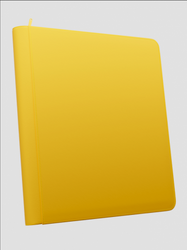 Palms Off Gaming - STEALTH 12 Pocket Zip Trading Card Binder - YELLOW