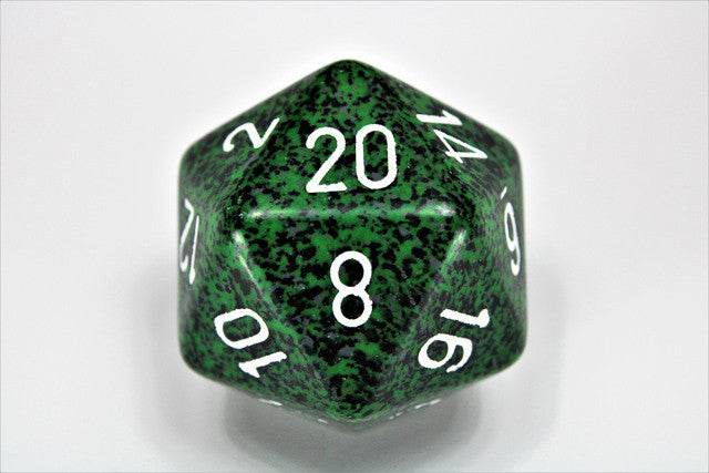 Chessex 34mm d20 Single Dice Speckled Recon