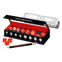 Sirius Dice - D&D New Adventurer Dice Set - Red Dice