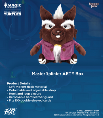 Gatherers' Tavern ARTY Deck Box Bag - Master Splinter (MTG Teenage Mutant Ninja Turtles)