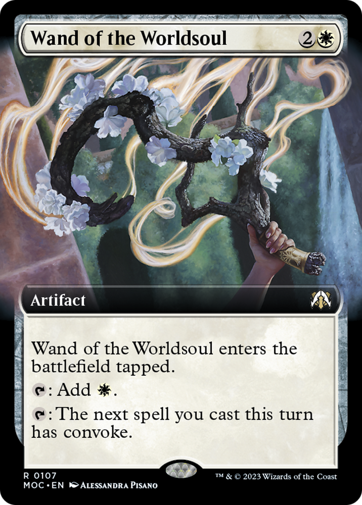 Wand of the Worldsoul (Extended Art) [March of the Machine Commander]