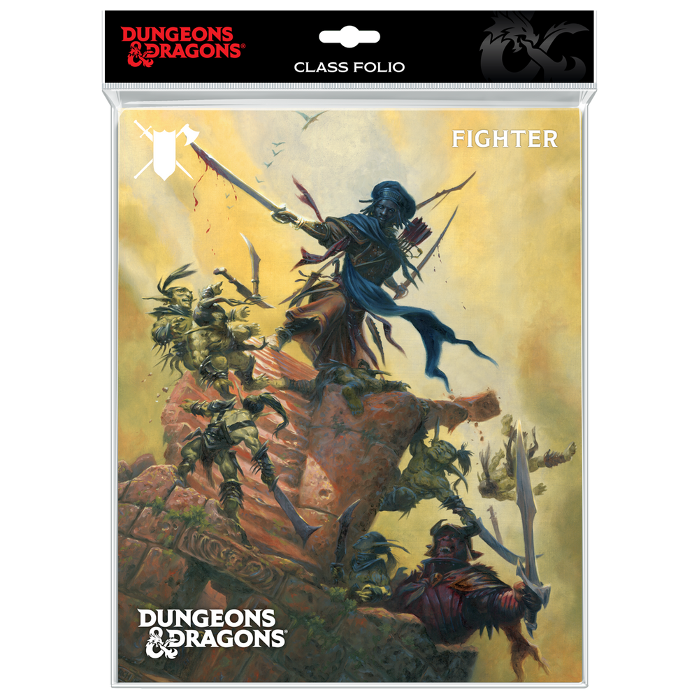 Ultra PRO: Class Folio - Fighter (Includes Stickers)