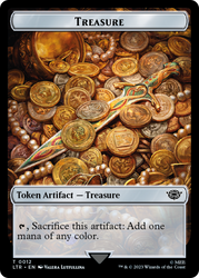 Food (10) // Treasure Double-Sided Token [The Lord of the Rings: Tales of Middle-Earth Tokens]