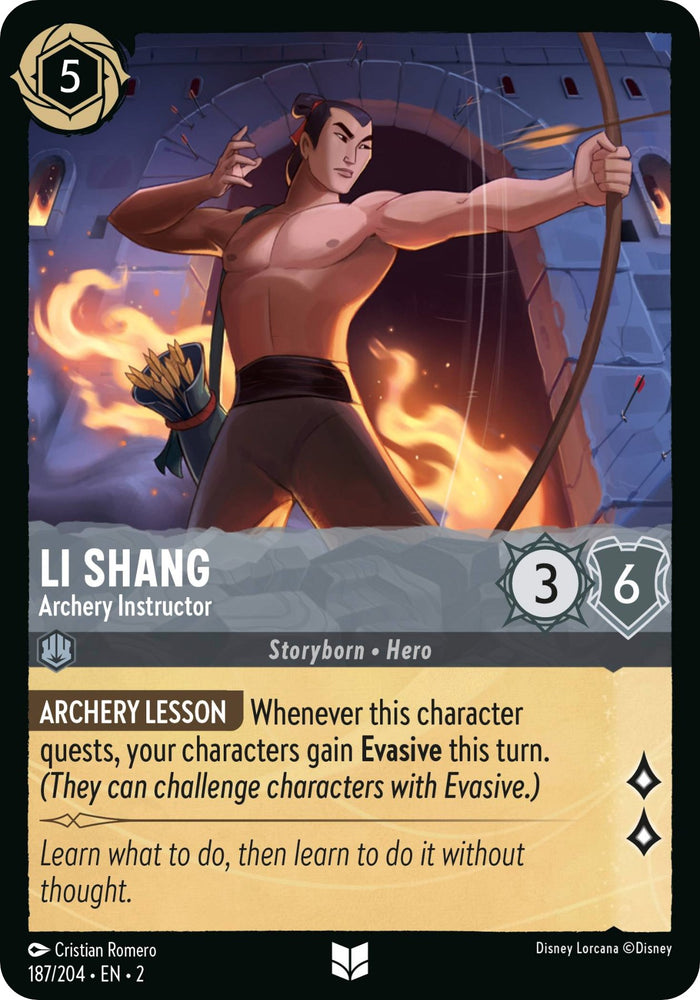 Li Shang - Archery Instructor (187/204) [Rise of the Floodborn]