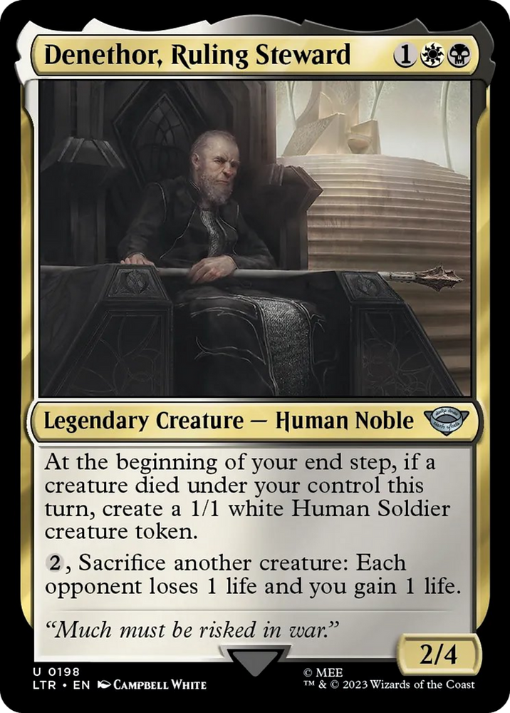 Denethor, Ruling Steward [The Lord of the Rings: Tales of Middle-Earth]