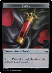 Blood // Shapeshifter Double-Sided Token [March of the Machine Commander Tokens]