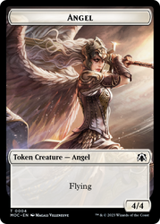 Eldrazi // Angel (4) Double-Sided Token [March of the Machine Commander Tokens]