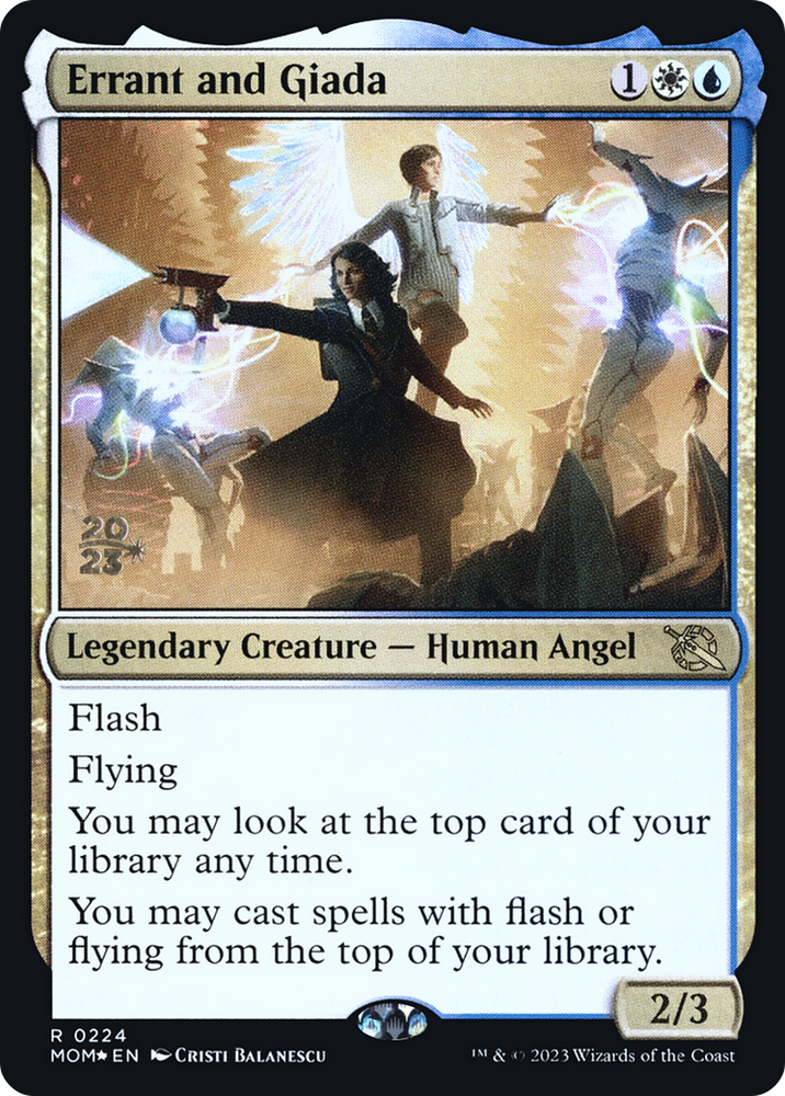Errant and Giada [March of the Machine Prerelease Promos]
