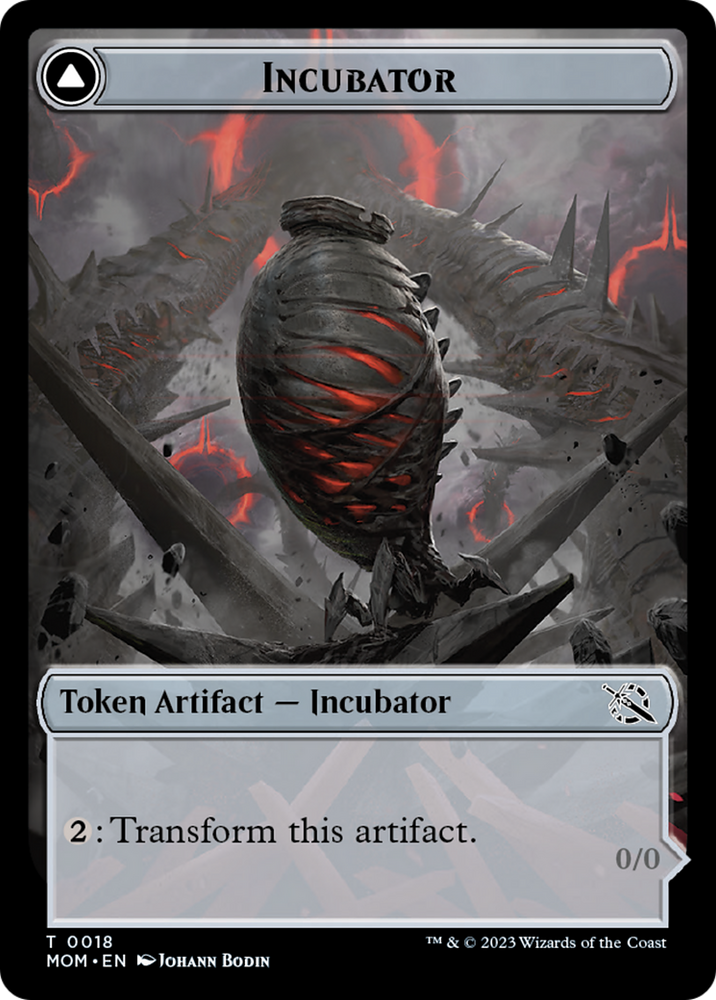 Incubator // Phyrexian (18) Double-Sided Token [March of the Machine Tokens]