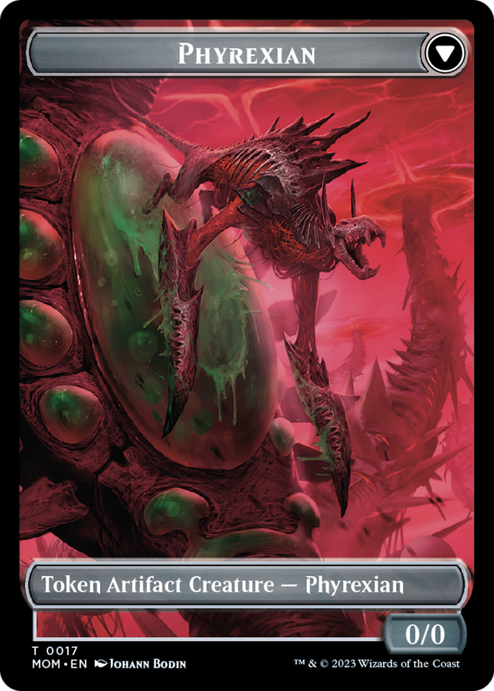 Incubator // Phyrexian (17) Double-Sided Token [March of the Machine Tokens]