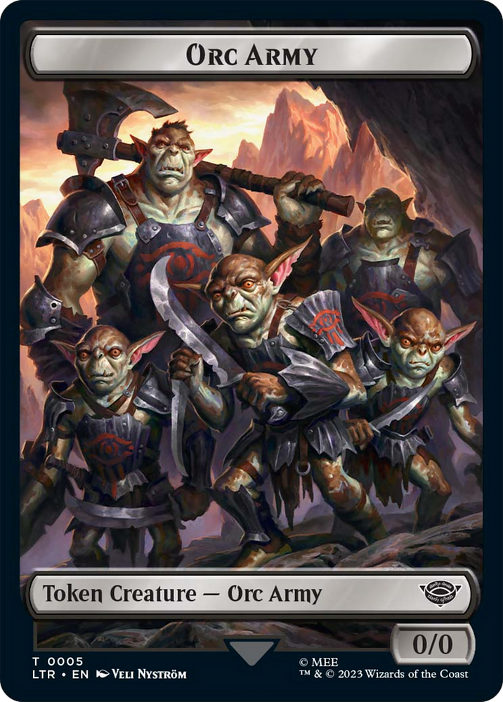 Food (10) // Orc Army (05) Double-Sided Token [The Lord of the Rings: Tales of Middle-Earth Tokens]